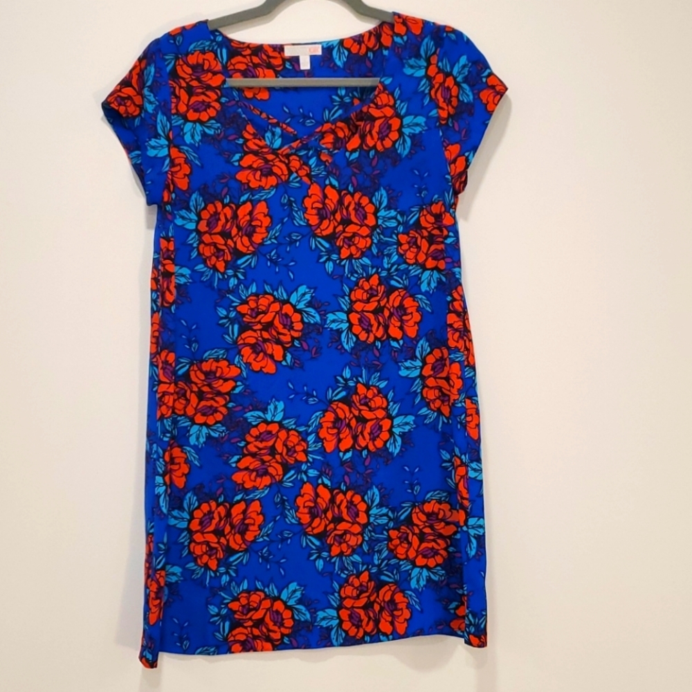 GB Blue and Red Dress Size: S